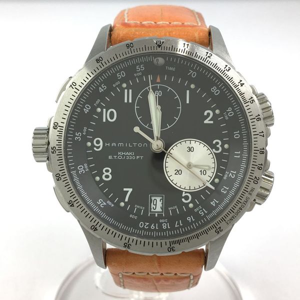 [Used] HAMILTON Hamilton/Quartz watch/Digiana/KHAKI ETO/Aviation