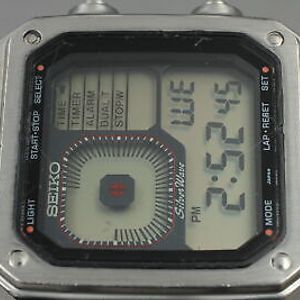 出*郎様 SEIKO デジボーグ　G757-5010 Silver Wave Seiko G757-5010 Silver Wave James Bond Octopussy Quartz LCD