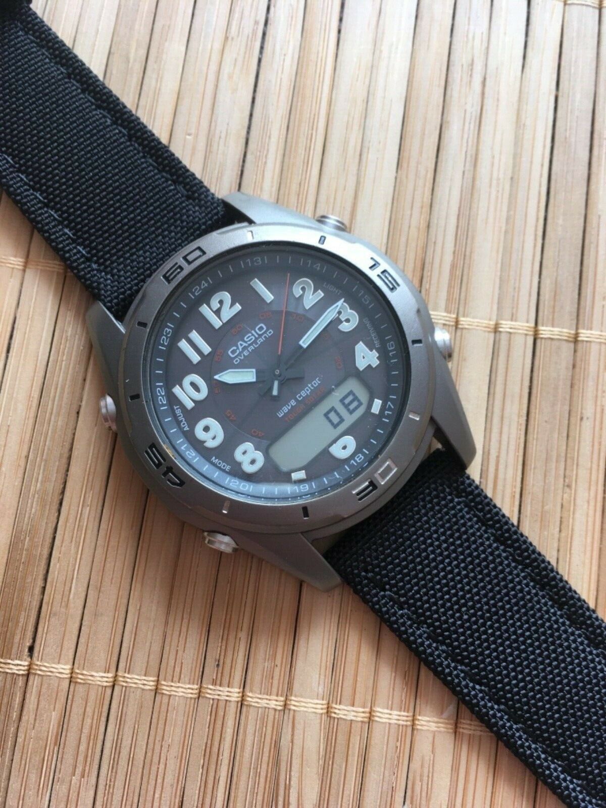 Casio Titanium Overland Waveceptor Tough Solar OAW-100 Mod