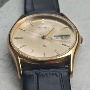 Vintage Seiko Lexus Men's Quartz Watch Untested Parts Black Dial