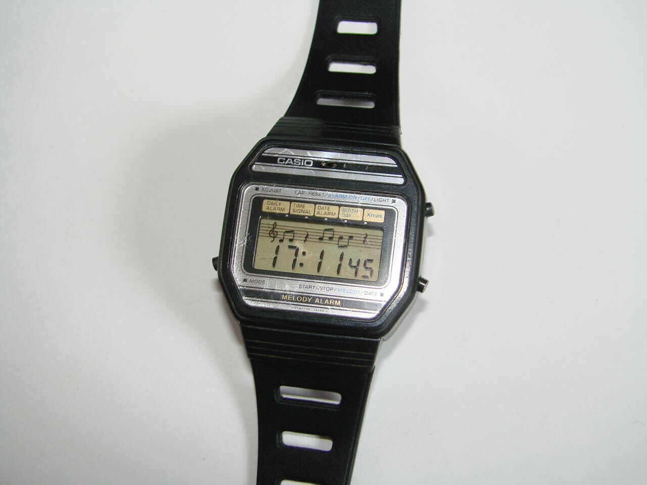 Casio M12 82H108 Melody Alarm Chrono mod. QW-82, 1980 Japan