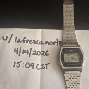 RARE Vintage 1989 Casio W-60U Digital World Time Watch Made in