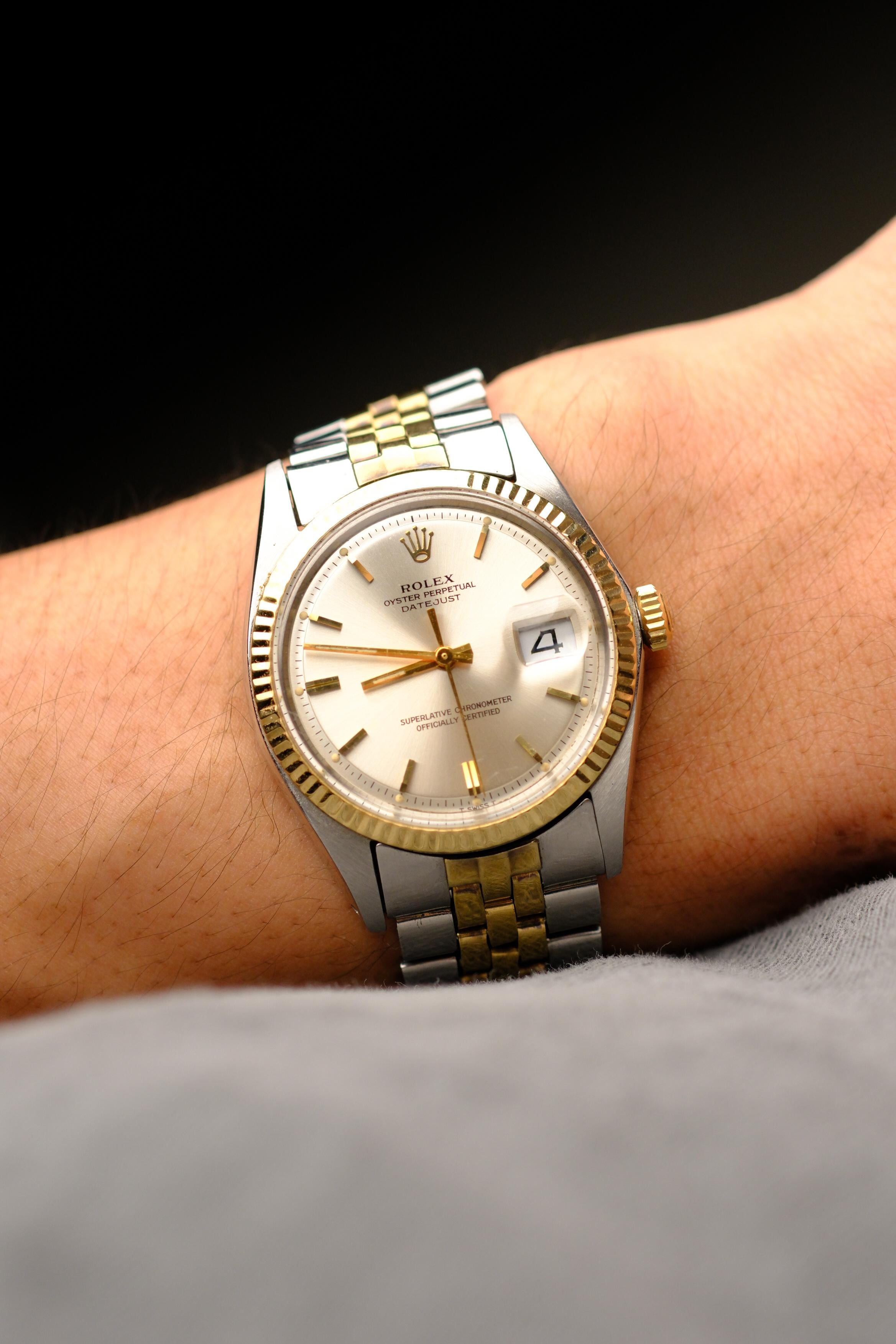 WTS Rolex Datejust 1601 Two Tone Silver Dial 1969 WatchCharts