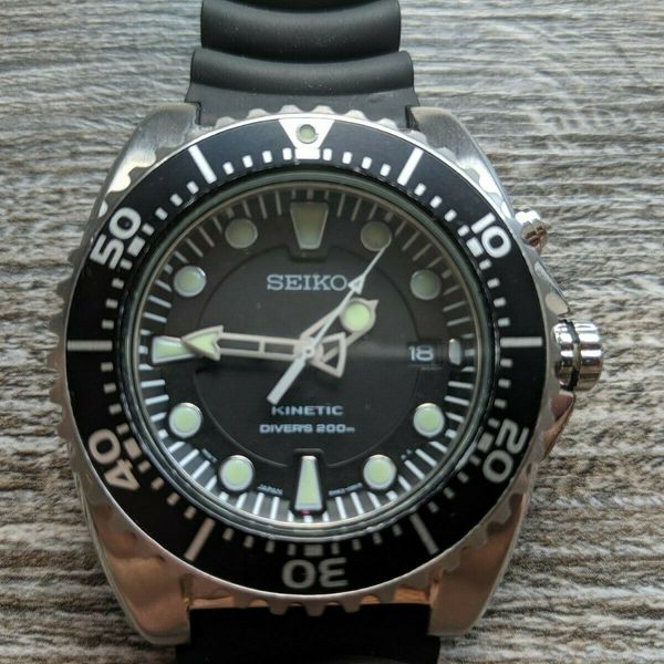 Seiko kinetic scuba diver's 200m 5m62 deals