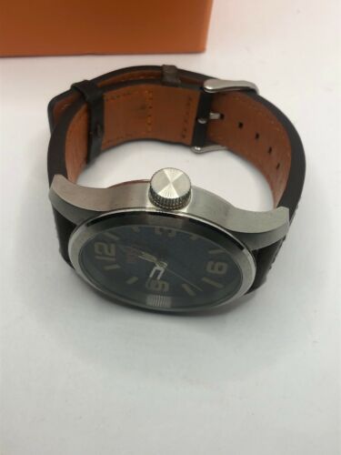 Hugo Boss HB.242.1.14.2891 Men Brown Leather Analog Blue Dial Quartz Watch HK513 WatchCharts Marketplace