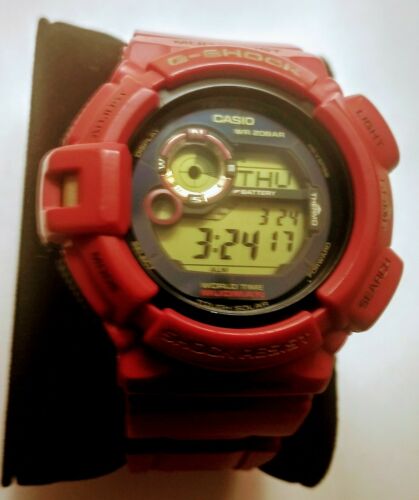 Casio G Shock Mudman G9330A 30th Anniversary Rising Red | WatchCharts  Marketplace