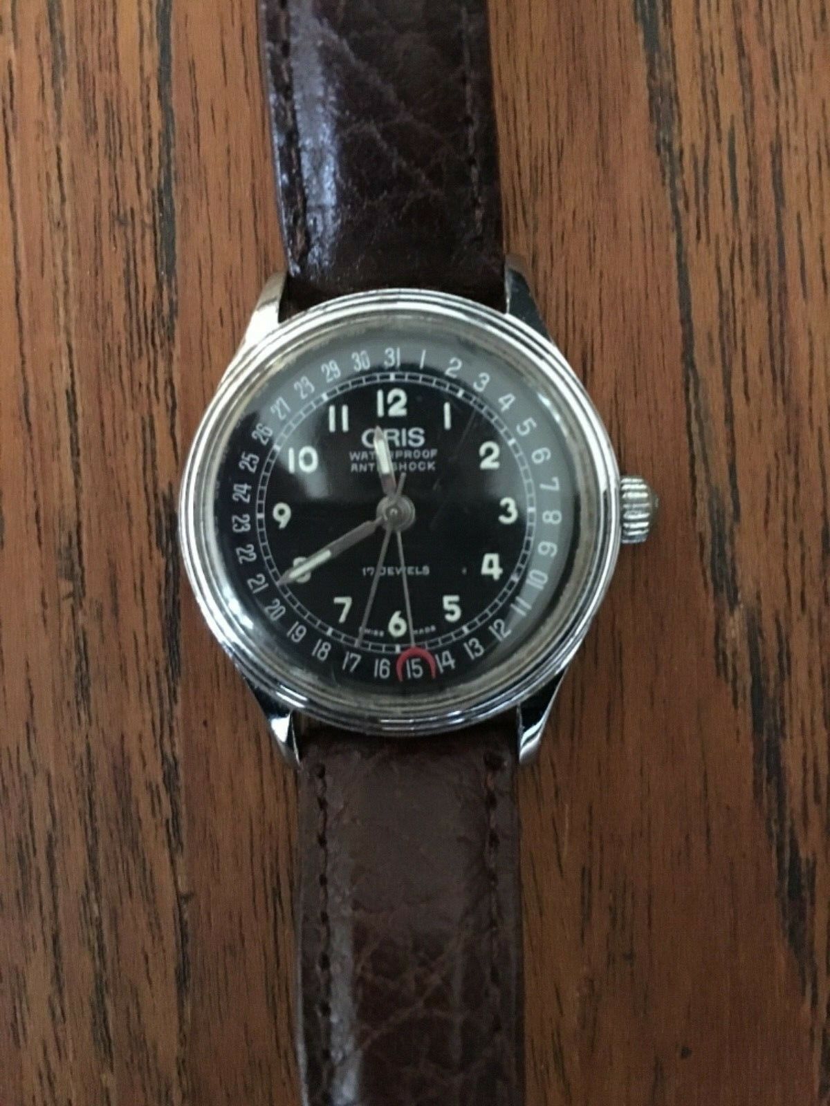 Vintage Swiss ORIS Watch Pointer Calendar 7285 WatchCharts