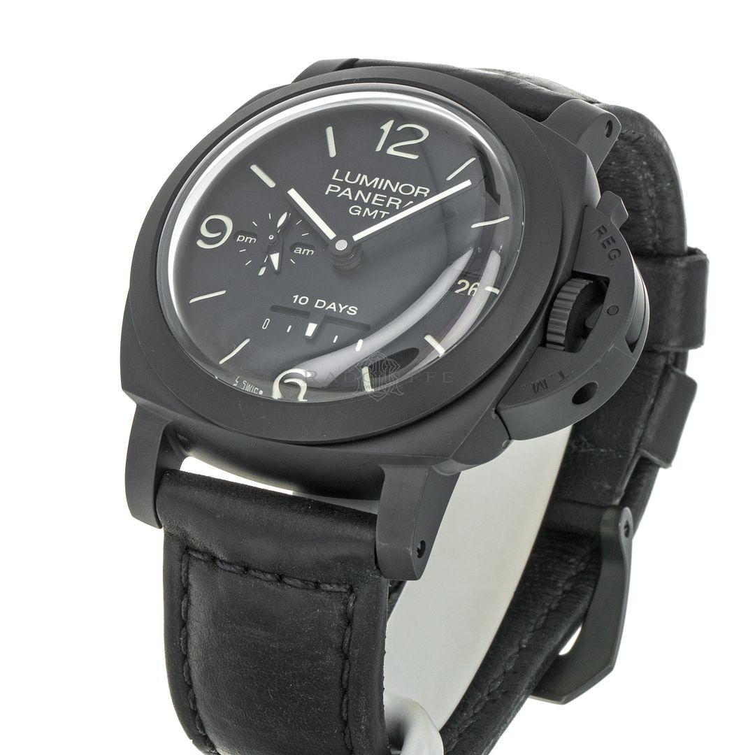 FS Panerai PAM00335 Luminor 10 Day GMT Black Ceramic