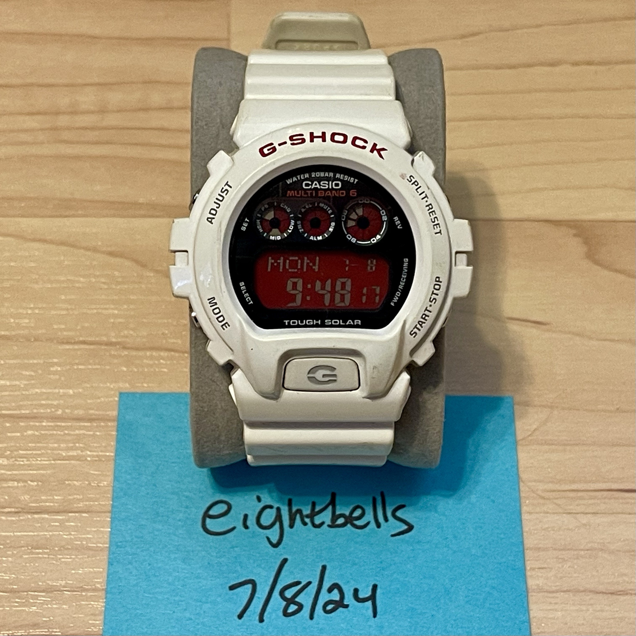 WTS] Casio G-Shock GW-6900F-7 Tough Solar Atomic Multiband 6 Adrenaline Red  Display Men's Digital Watch 6900 | WatchCharts Marketplace