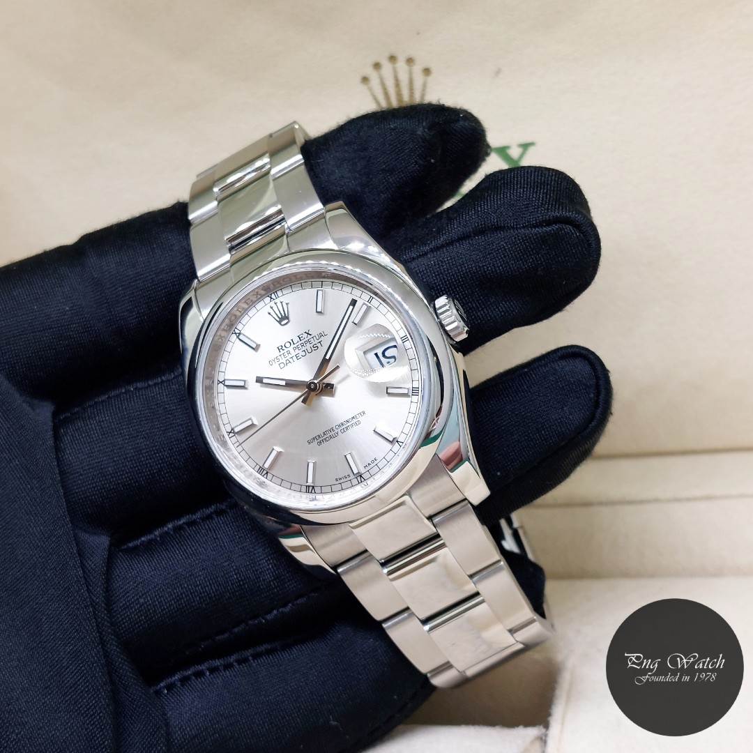 Rolex 116200 clearance silver