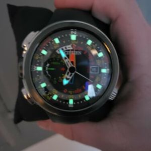 CITIZEN Eco Drive Altichron Cirrus BN4035-08E Date Altimeter