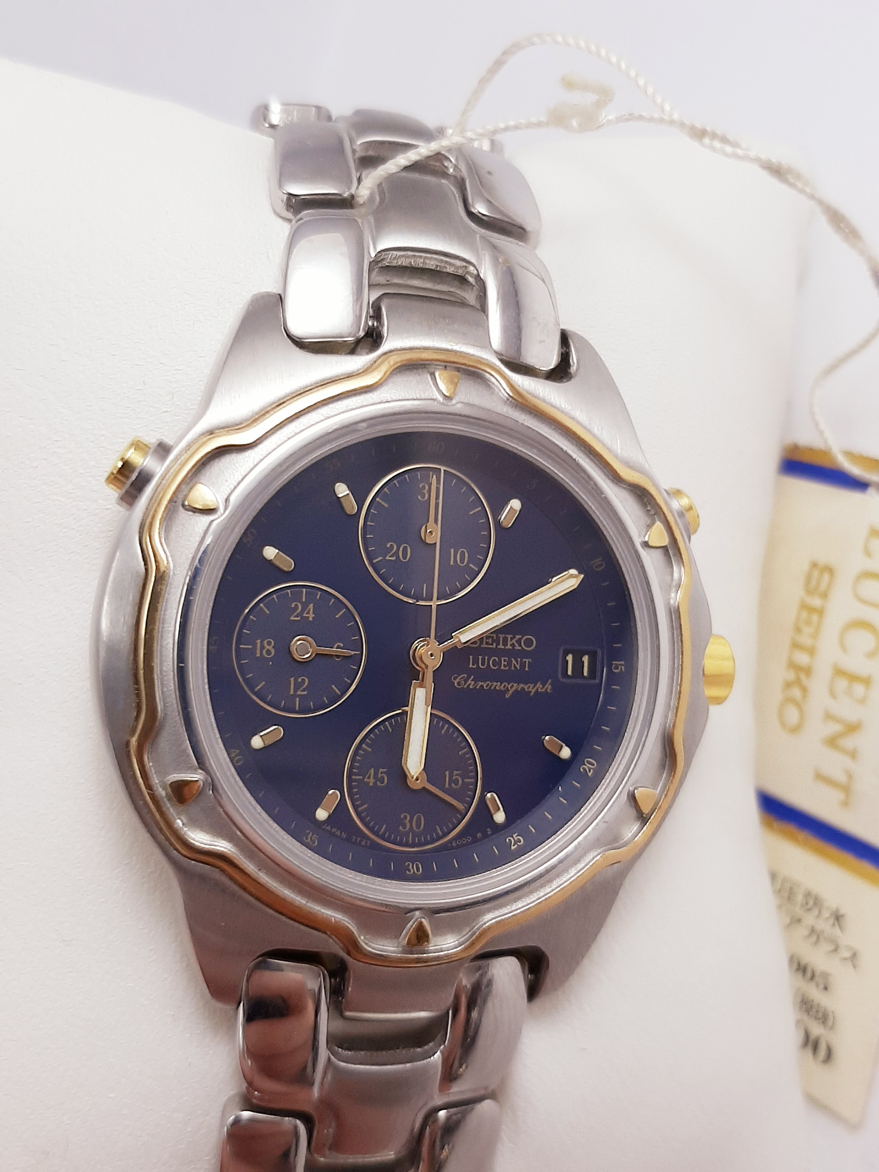 WTS]Vintage Seiko Lucent Chronograph 1996 | WatchCharts