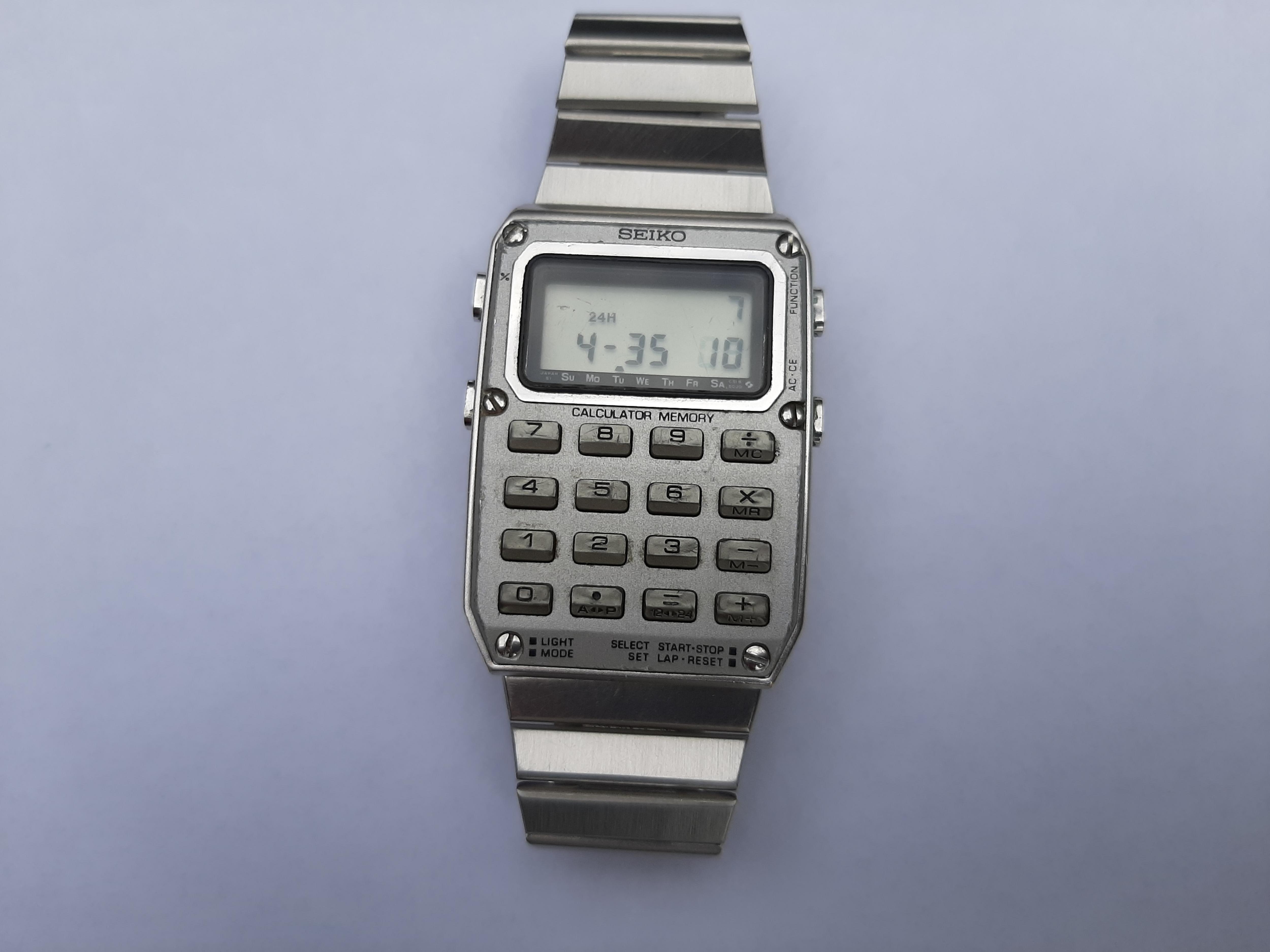 WTS] 1983 Seiko C515-5000 Vintage Calculator Watch | WatchCharts