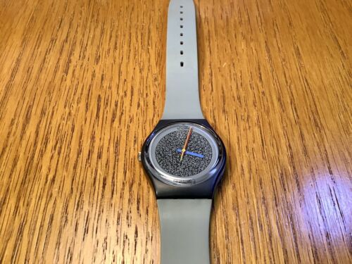 Swatch Watch - GA104 - GREY FLANNEL Vintage Swatch Watch Grey Flannel GA104 1987 by ThatIsSoFunny main image 4