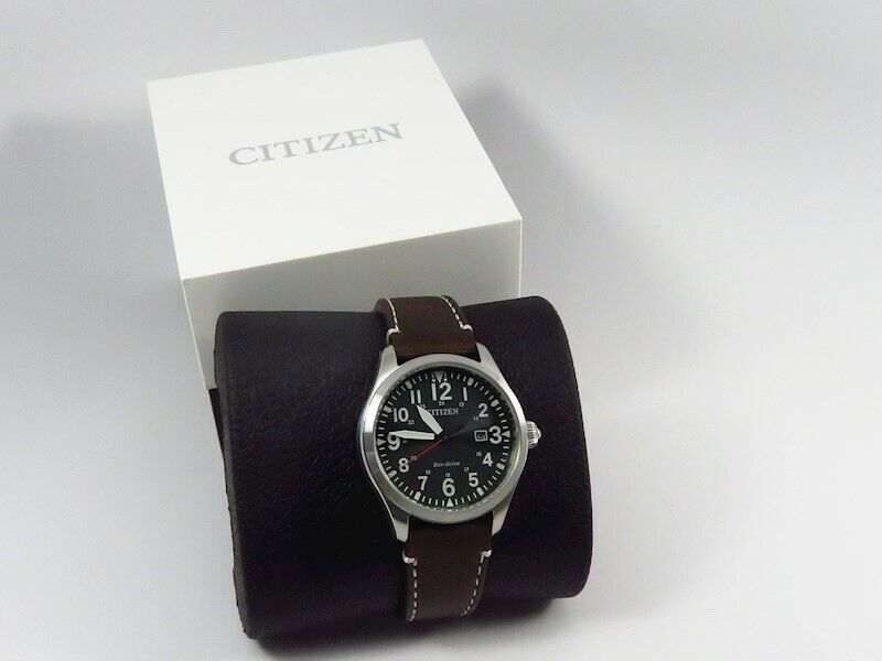Citizen Eco-Drive E111-S073421 Military Aviator Pilot Style Watch