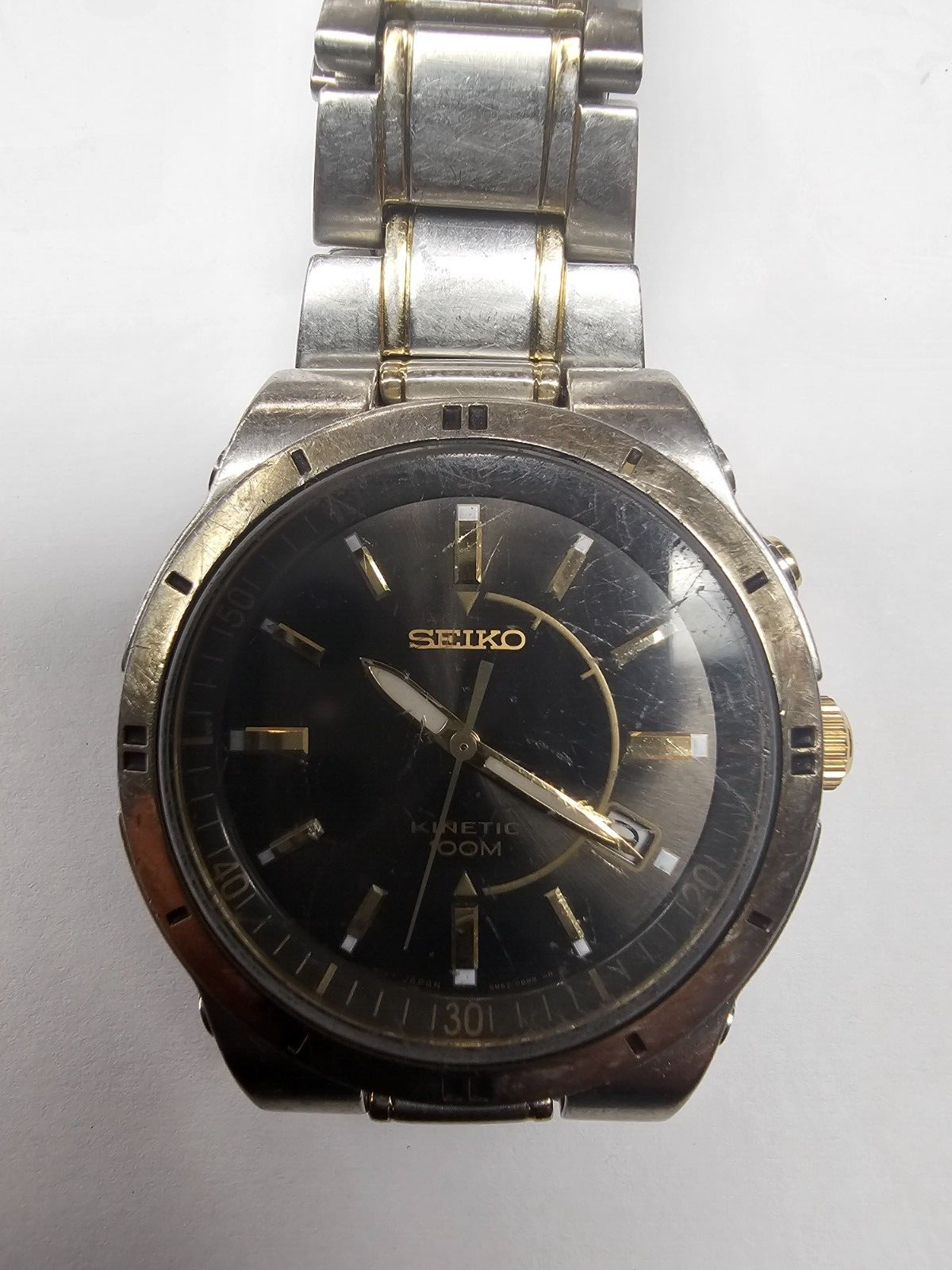 Men s Seiko Kinetic 100m Watch 5M62 0BJ0 WatchCharts Marketplace