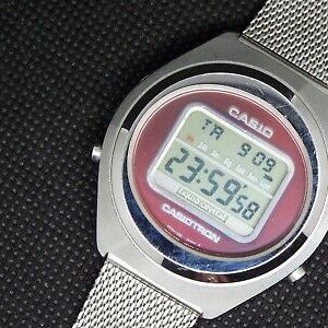 Vintage CASIO Digital Watch CASIOTRON TRN-03 1670 RETRO ALL