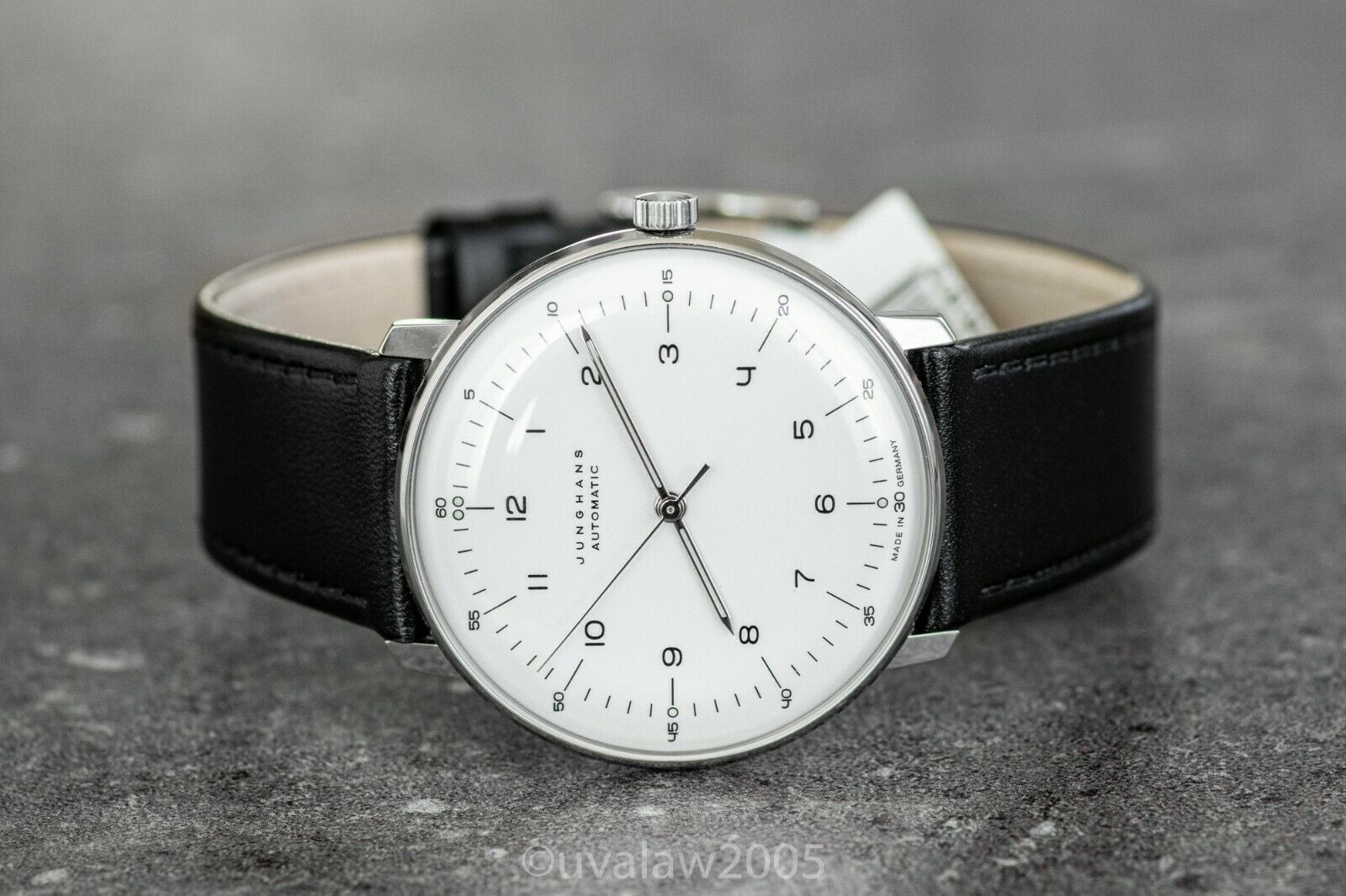 Junghans Max Bill Automatic White Dial Watch 027 3500.04 Two