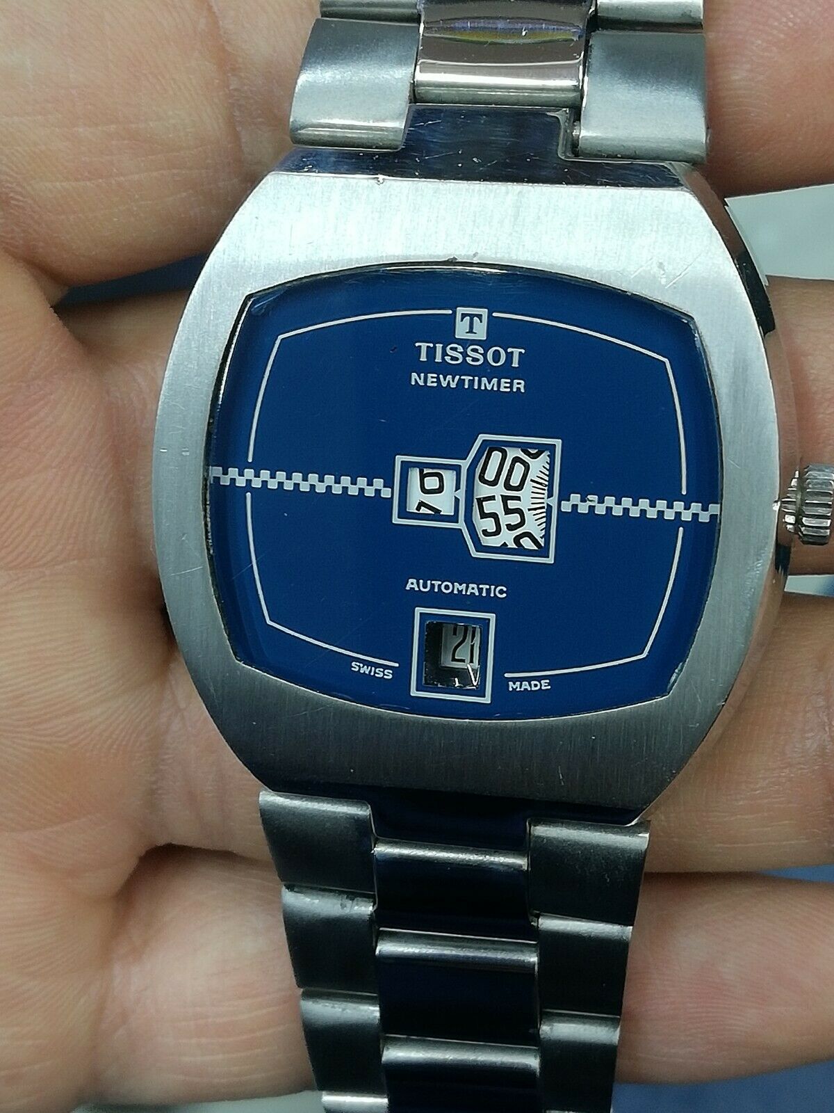 watch tissot 2581 new timer jump hour for parts or repair