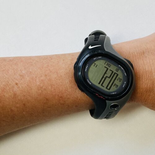 健康管理・計測計 NIKE triax fury Nike Triax Fury Watch Men 50mm Black Silver Tone Digital