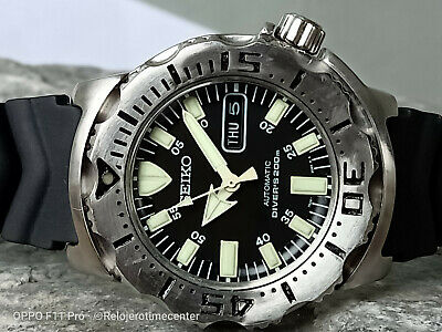 SEIKO DIVER 7S26 0350 SKX779K1 BLACK MONSTER AUTOMATIC MEN S WATCH