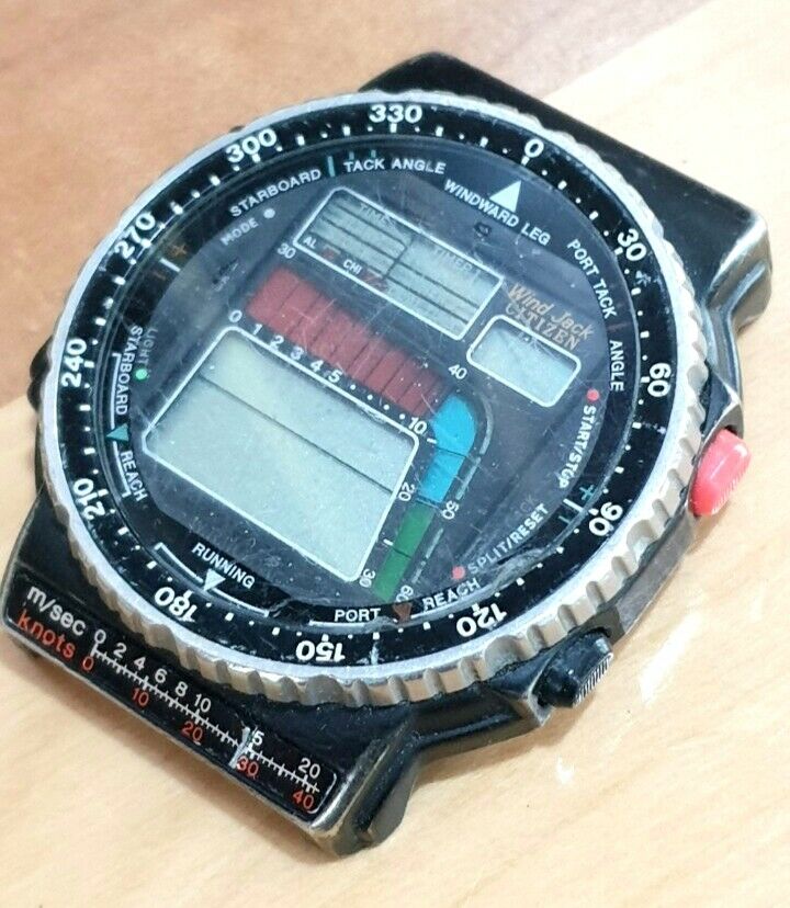 Citizen D120 Wind Jack Windsurfing Japan Digital Watch parts