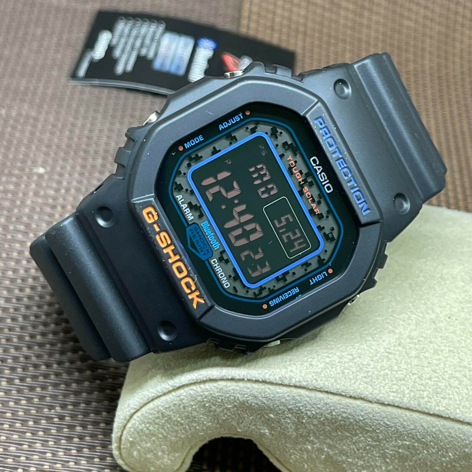 Casio G-Shock GW-B5600CT-1D City Camouflage Black Blue Orange