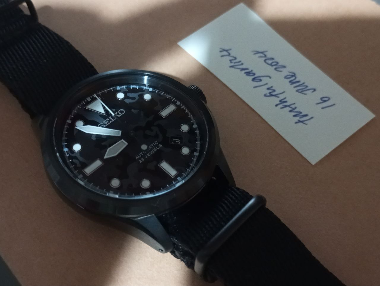 WTS] Limited Edition Seiko x Nano Universe 42mm Black Coated