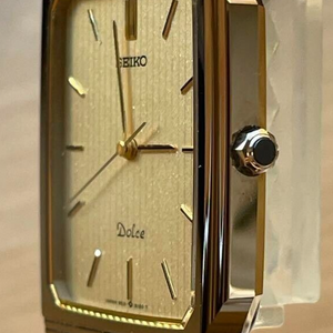 Seiko Dolce 9531-5160 Mens Quartz Tungsten Gold Watch