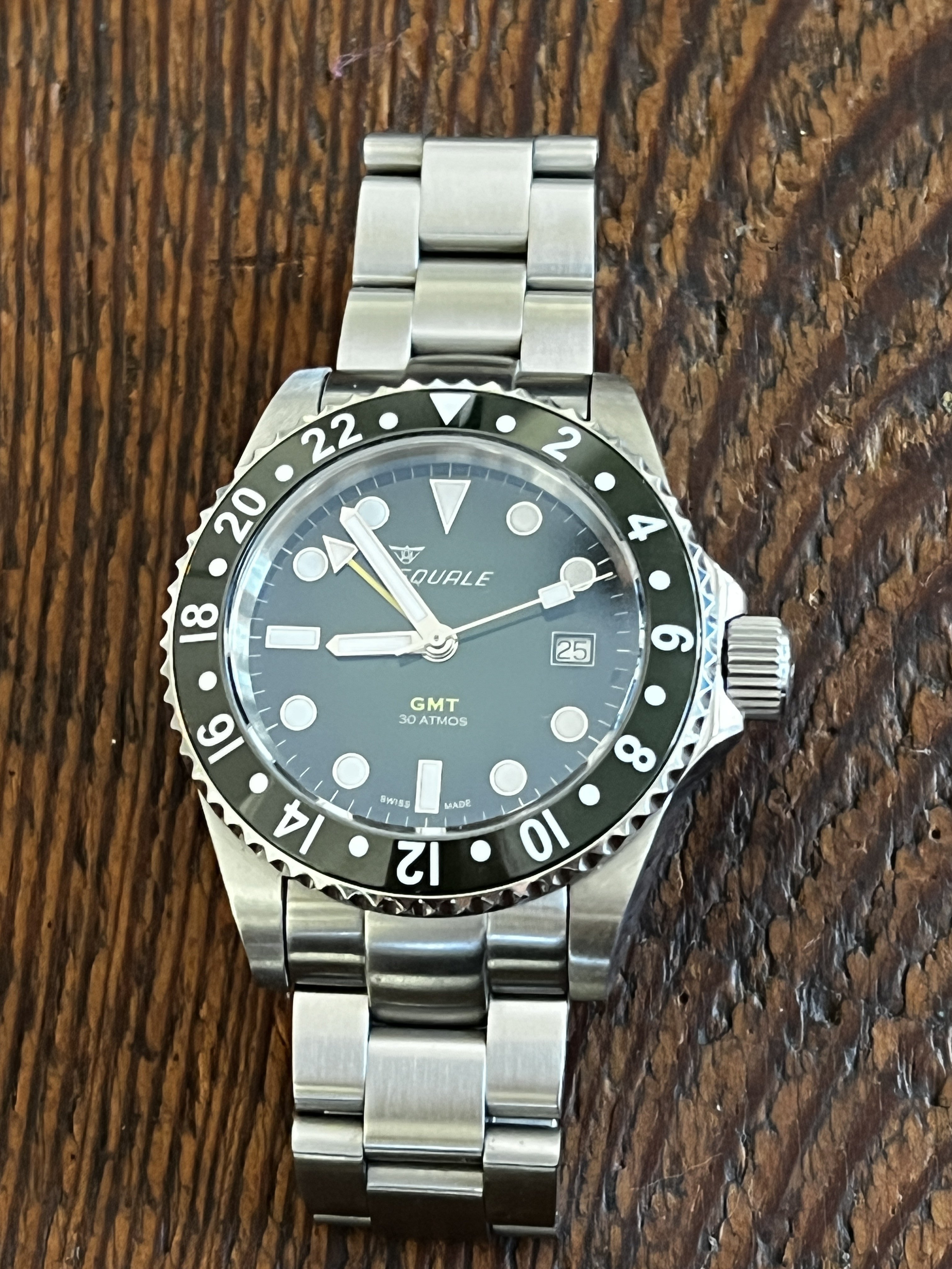 Squale hot sale green gmt