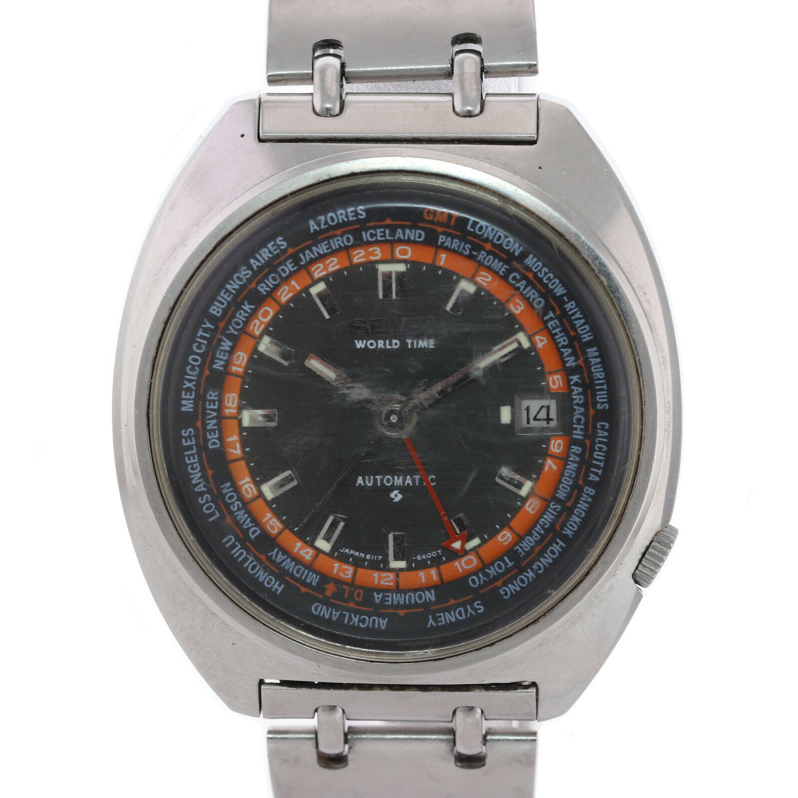 Seiko World Time GMT (6117-6400) Market Price | WatchCharts