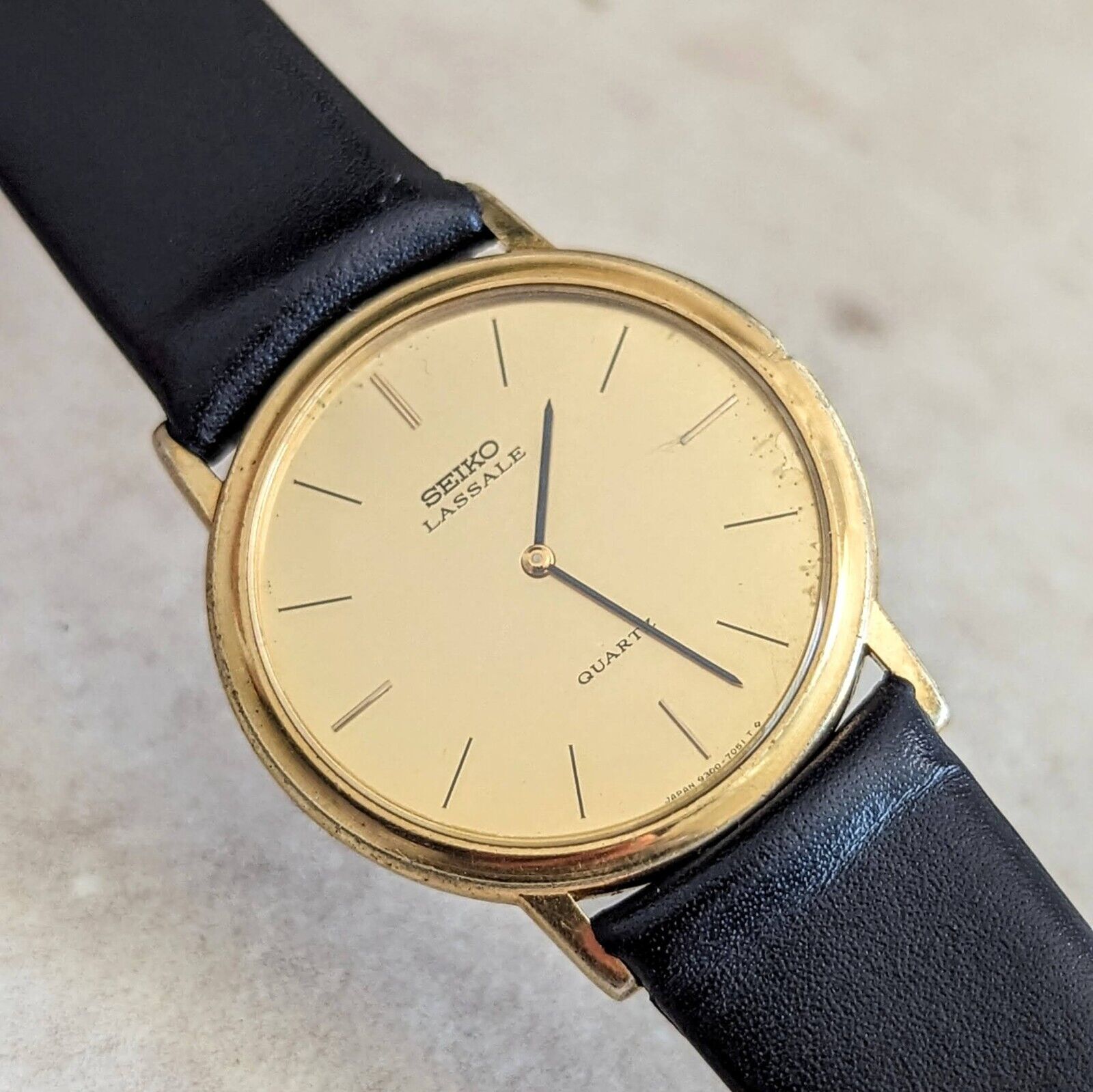 AS IS! Vintage 1981 SEIKO Lassale Watch Quartz - FOR PARTS 
