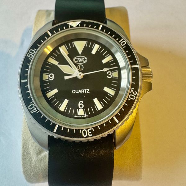 CWC ROYAL NAVY QUARTZ DIVER WATCH - MATTE Ref. RN300-M QM60 ...