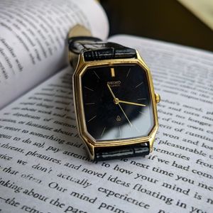 WTS] 1990's Seiko Black Gold Tank watch 6431 5150 japanese made