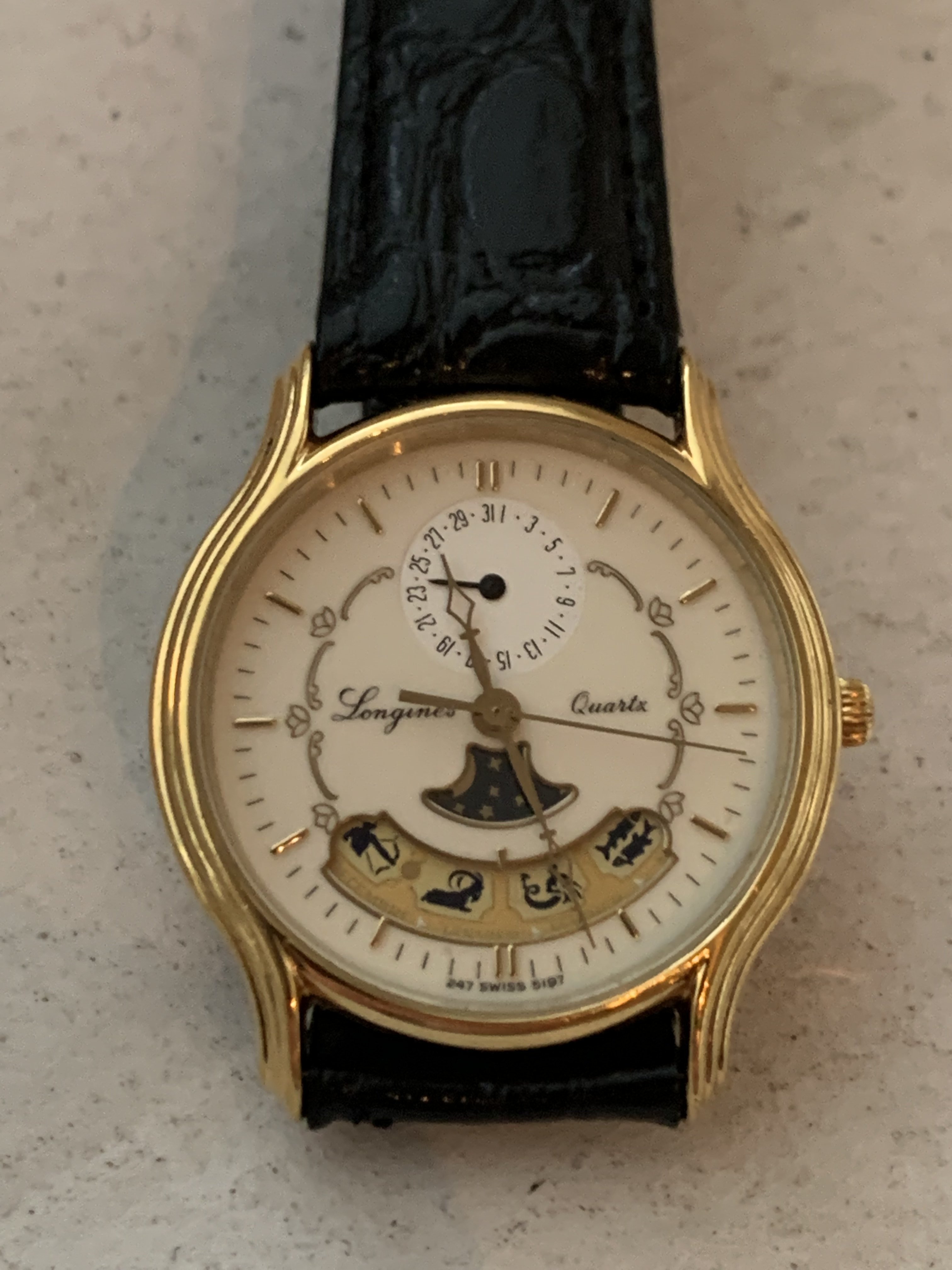 SALE Longines Absolute unique Charleston moon phase zodiac