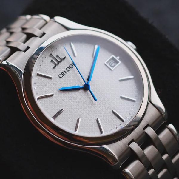 WTS] Credor Signo GCAZ057 Quart 8j86-7A00 Blue Hand Gorgeous dial