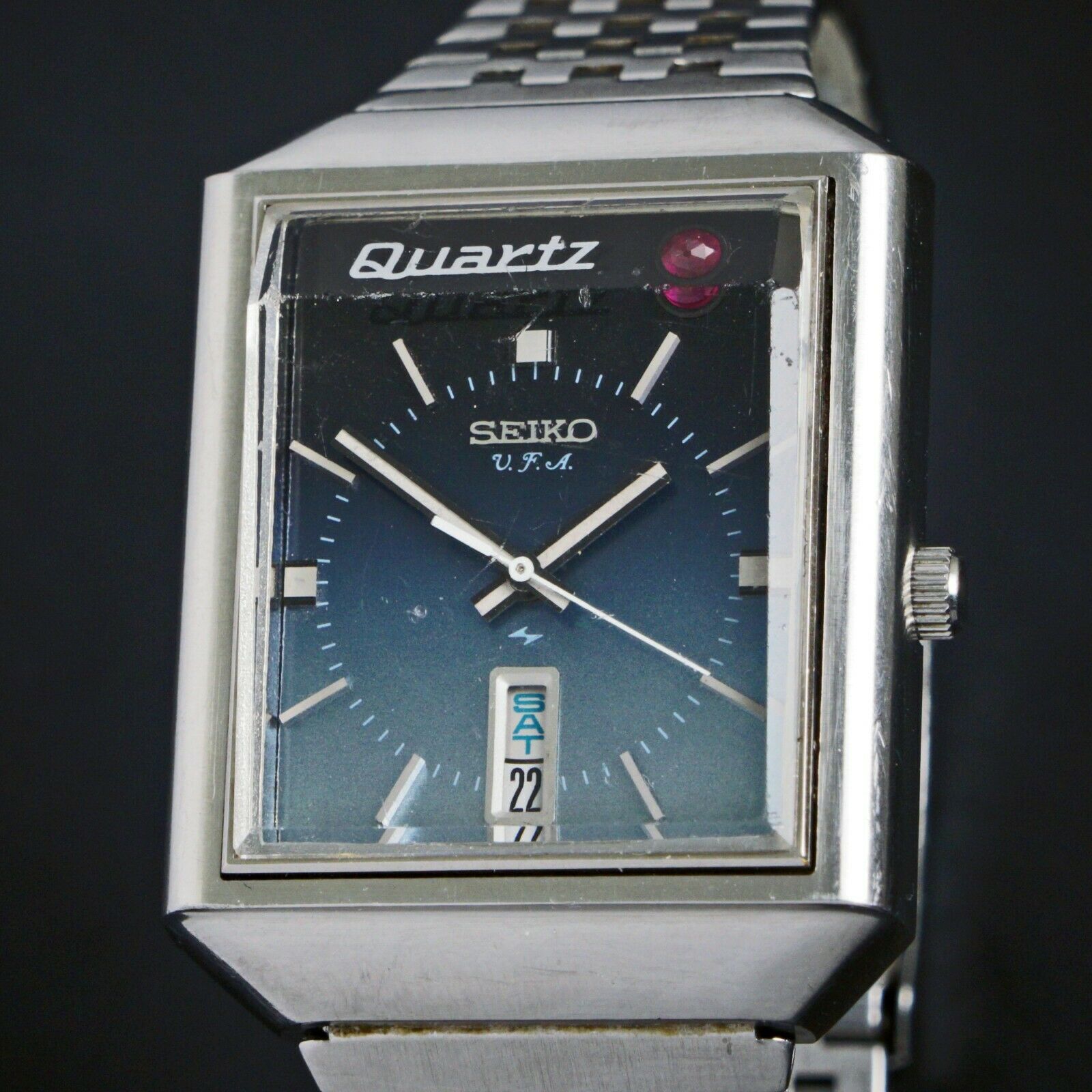 Vintage Seiko 3923-5010 Quartz VFA CD001M Stainless Steel Watch