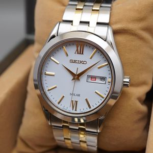 WTS] Seiko Selection SBPX085 V158 Gold Two Tone White Dial