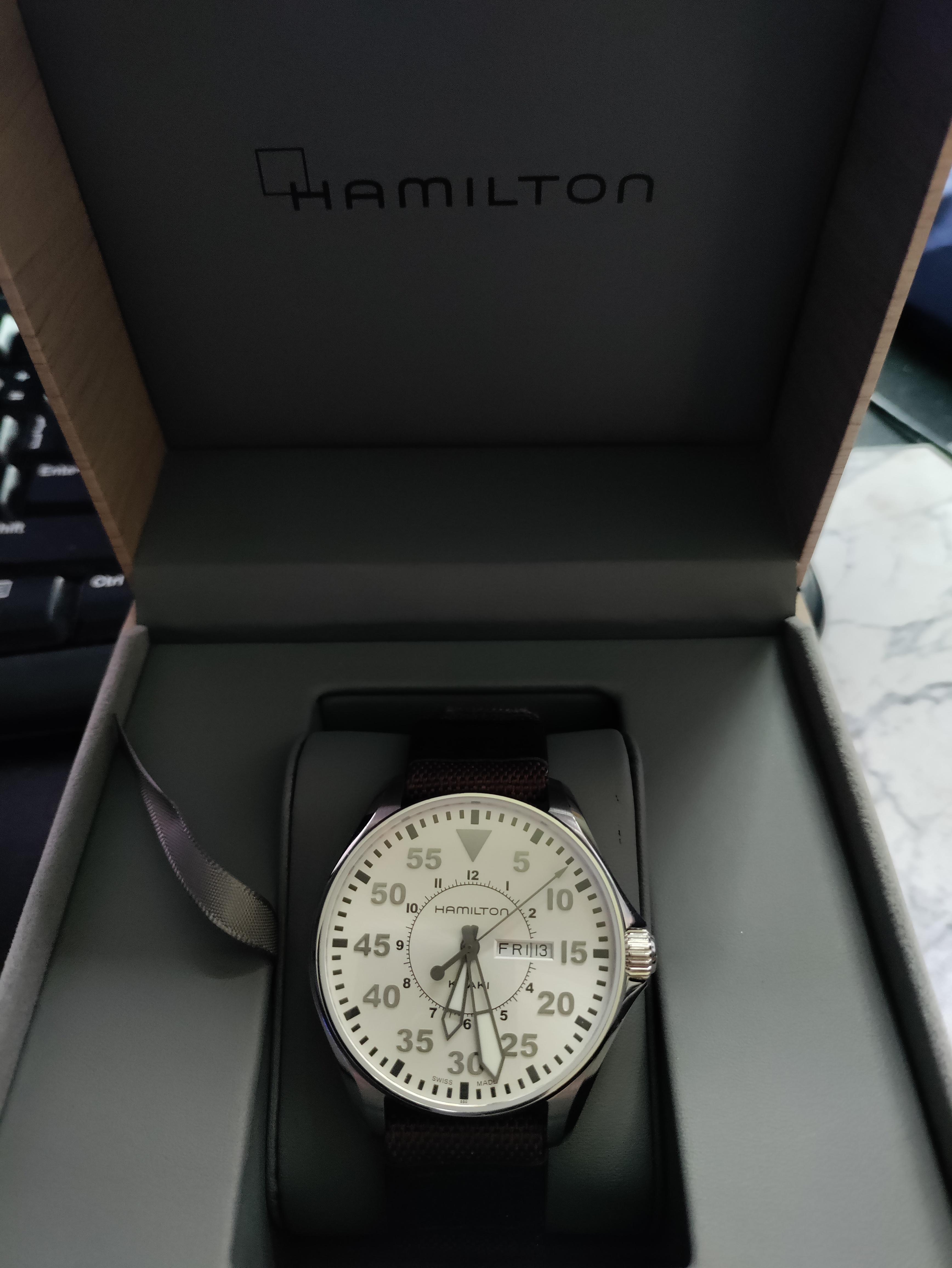 [WTS] Hamilton Khaki Pilot Aviation Quartz H646110 | WatchCharts