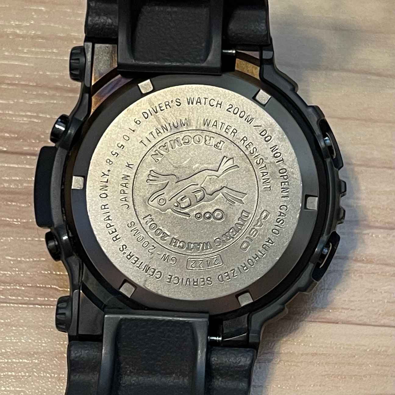 WTS] Casio G-Shock GW-200MS-1 Men in Rusty Black Frogman Tough