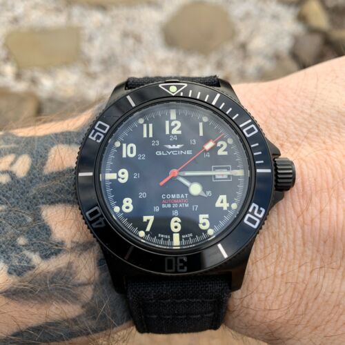 Glycine Combat Sub GL0244 PVD Field Dive watch WatchCharts