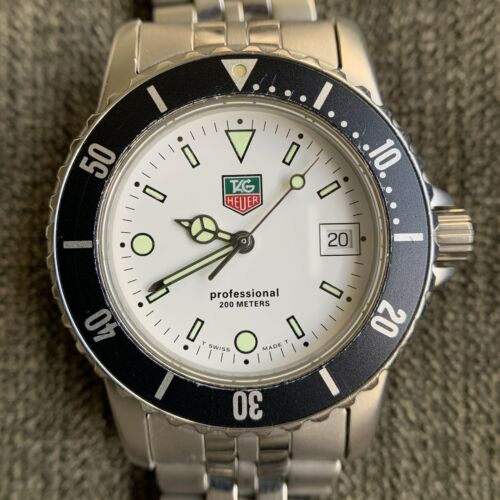 Tag Heuer 1500 Professional White WD1213-G-20 36mm 200m Quartz