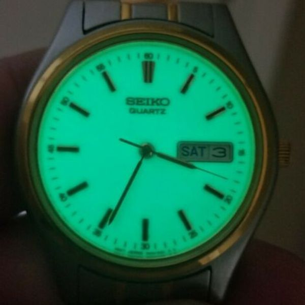 Glow Dial Seiko 7N439048 Wrist watch WatchCharts