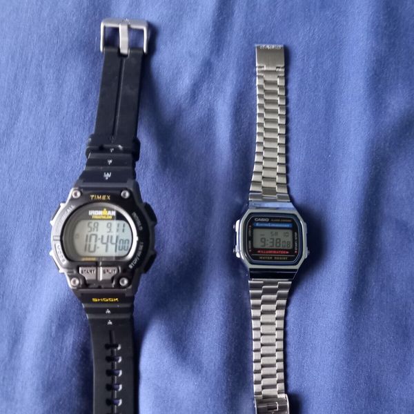 Timex Casio Timex Ironman & Casio Collection Unisex A168WA - Digital Watch ...