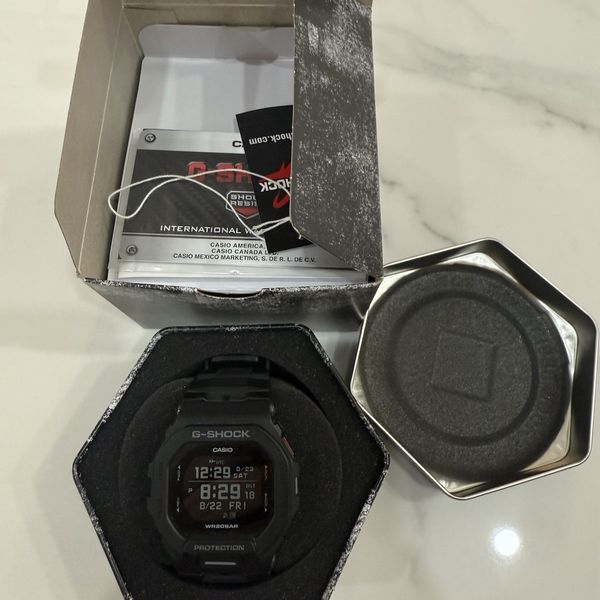 Casio G-SHOCK G-SQUAD 45.9mm Black Resin Case with Black Resin Band ...