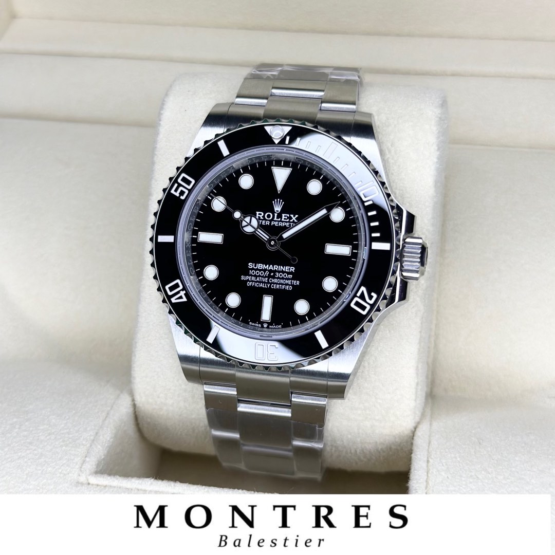 Unworn September 2023 Rolex Submariner 124060 Black Dial