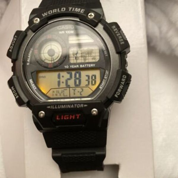 Casio Shock Resist Mens Watch World Time Illuminator Brand New In C ...
