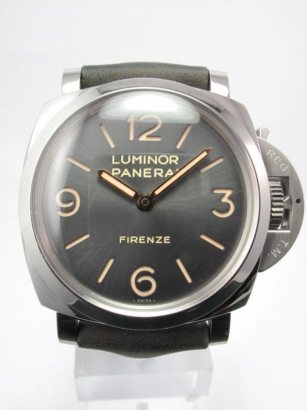 Fs PANERAI PAM 605 LUMINOR FIRENZE RARE GREY SUNBURST DIAL MINT BOX PAPERS 9555 WatchCharts