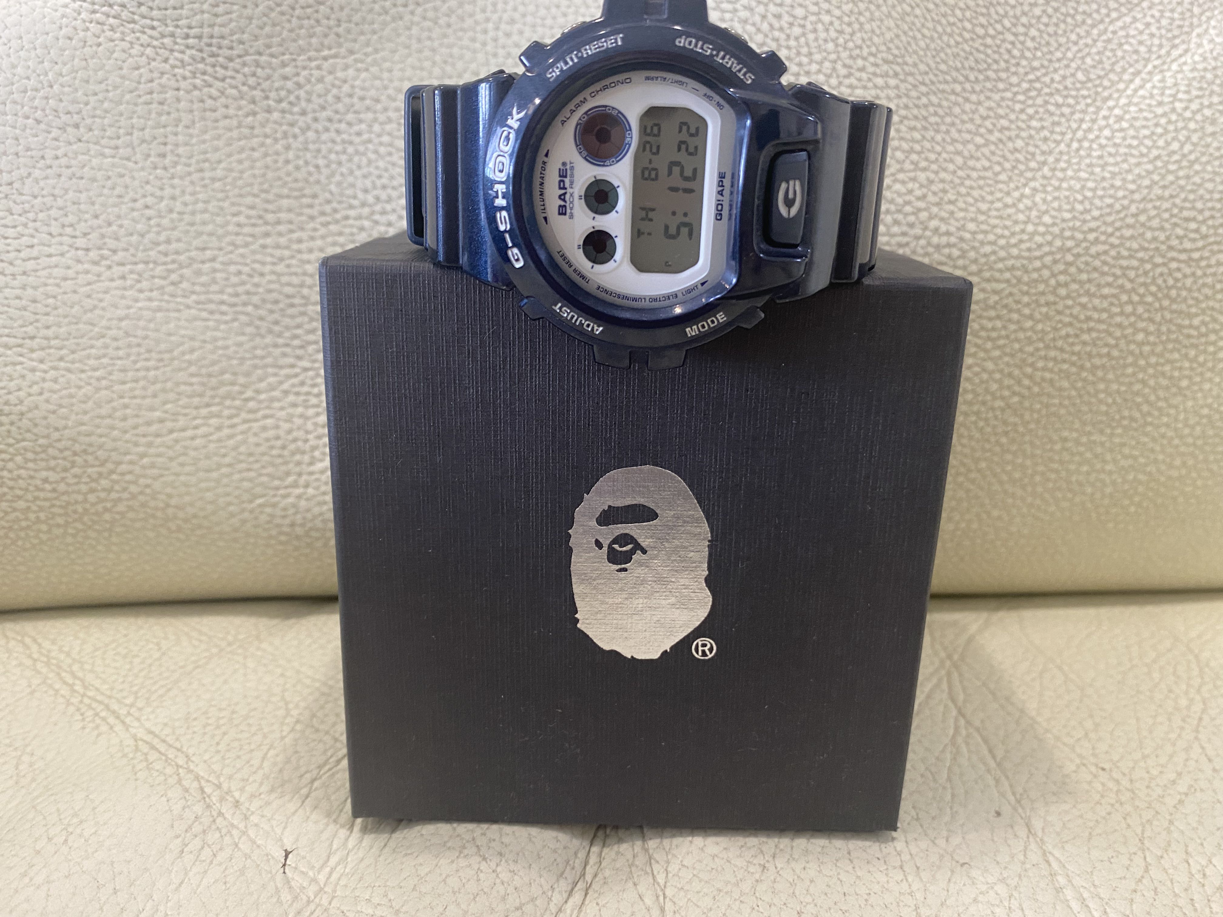 A Bathing Ape x Casio G-Shock DW-6900 Metallic Navy
