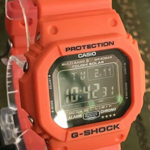 Casio G Shock GW M5610 MR Emergency Orange Rescue Unworn